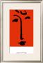 Visage Sure Fond Rouge by Henri Matisse Limited Edition Print