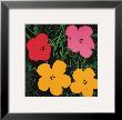 Flowers, C.1964 (1 Red, 1 Pink, 2 Yellow) by Andy Warhol Limited Edition Print