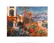Village With Mountains And Agave Plant by Claude Monet Limited Edition Print