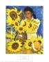Muchacha Con Girasoles by Diego Rivera Limited Edition Print