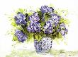 Hydrangeas In Blue Willow by Barbara Shipman Limited Edition Print