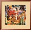 Deer In The Forest I by Franz Marc Limited Edition Pricing Art Print