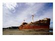 Rusting Hulk Of Desdemona Shipwreck Under Patagonian Skies, Cape San Pablo, Argentina by Michael Taylor Limited Edition Print