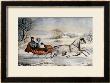 The Road, Winter, 1853 by Currier & Ives Limited Edition Print