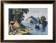 Indian Encampment On The St. Lawrence by Currier & Ives Limited Edition Print