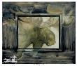 Moose Thinkin' About It by Mary Roberson Limited Edition Print