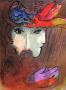 Bible - David & Bethsabee by Marc Chagall Limited Edition Pricing Art Print