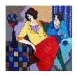 Sisters by Itzchak Tarkay Limited Edition Pricing Art Print