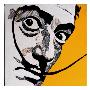 Salvador Dali by Steve Kaufman Limited Edition Pricing Art Print