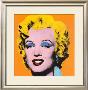 Marilyn Monroe, Orange On White by Andy Warhol Limited Edition Pricing Art Print