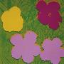 Flowers, C.1970 (1 Yellow, 2 Lilac, 1 Purple) by Andy Warhol Limited Edition Print