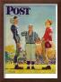 Coin Toss Saturday Evening Post Cover, October 21,1950 by Norman Rockwell Limited Edition Print