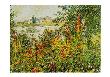 Flowers In Garden by Claude Monet Limited Edition Print