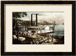 Loading Cotton On The Mississippi, 1870 by Currier & Ives Limited Edition Print