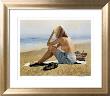Girl On A Beach by Michael Thompson Limited Edition Pricing Art Print
