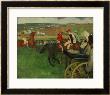 The Race Course: Amateur Jockeys Near A Carriage, 1876-1887 by Edgar Degas Limited Edition Print