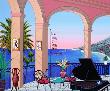 Terrasse Au Piano by Ledan Fanch Limited Edition Print