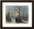 Winter Village Of The Minatarres by Karl Bodmer Limited Edition Pricing Art Print