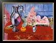 Rose Statuette And Jug On Red Chest Of Drawers by Henri Matisse Limited Edition Print