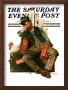 Asleep On The Job Saturday Evening Post Cover, August 29,1925 by Norman Rockwell Limited Edition Print