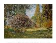 Parc Monceau by Claude Monet Limited Edition Print
