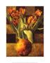 Checkered Tulips Ii by Linda Thompson Limited Edition Print