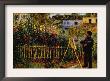Monet Painting In His Garden In Argenteuil by Claude Monet Limited Edition Print