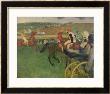 The Race Course, Amateur Jockeys Near A Carriage, Circa 1876-87 by Edgar Degas Limited Edition Print