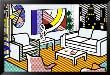 Interior With Skyline by Roy Lichtenstein Limited Edition Print