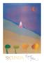 Egypt Blue, One Moon And Four Trees by Arthur Secunda Limited Edition Print