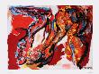 Woman And Ostrich by Karel Appel Limited Edition Print