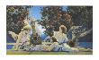 The Lute Players by Maxfield Parrish Limited Edition Pricing Art Print