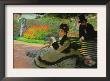 Camille Monet On A Garden Bench by Claude Monet Limited Edition Print