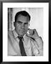 Vice President Richard Nixon With His Tie Loosened, In Shirt Sleeves In His Office by Hank Walker Limited Edition Print