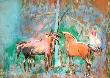 Chevaux A Lautomne by Paul Guiramand Limited Edition Pricing Art Print