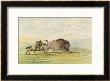 Native American Sioux Hunting Buffalo On Horseback by George Catlin Limited Edition Pricing Art Print