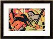 Two Horses, 1911/12 by Franz Marc Limited Edition Print