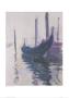 Gondolas In Venice by Claude Monet Limited Edition Print