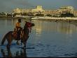 A Boy On Horseback Rides Along Jeddahs Waterfront by Reza Limited Edition Pricing Art Print