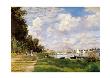 Port In Argenteuil by Claude Monet Limited Edition Print