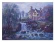 Crestline Falls by Carl Valente Limited Edition Print