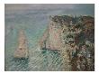 L'aiguille Et La Porte D'aval, Etretat by Claude Monet Limited Edition Print