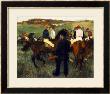 Racehorses (Leaving The Weighing), Circa 1874-78 by Edgar Degas Limited Edition Pricing Art Print
