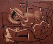 Lc - Femme Couchee Et Guitariste by Pablo Picasso Limited Edition Print