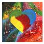 Hearts by Steve Kaufman Limited Edition Print