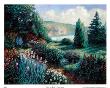 View Of Garden Lake by Van Martin Limited Edition Print