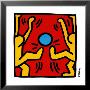 Untitled, 1988 (Two Yellow Kickers) by Keith Haring Limited Edition Pricing Art Print