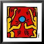 Untitled, 1988 (Two Yellow Kickers) by Keith Haring Limited Edition Print