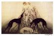 Femme And Chien by Louis Icart Limited Edition Print