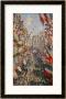 La Rue Montorgeuil, Paris, During The Celebrations Of June 30, 1878 by Claude Monet Limited Edition Pricing Art Print